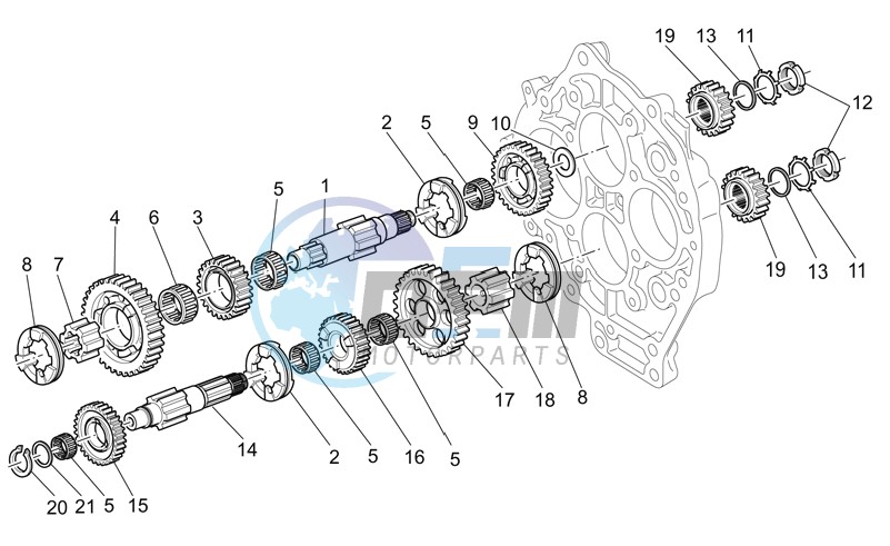 Driven shaft