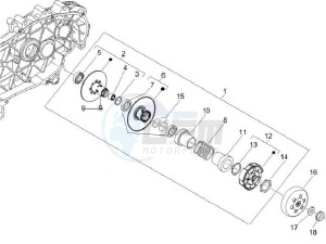 LX 125 4T E3 Vietnam drawing Driven pulley