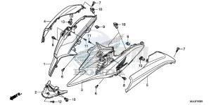 NC700XDE NC700XD 2ED - (2ED) drawing SIDE COWL