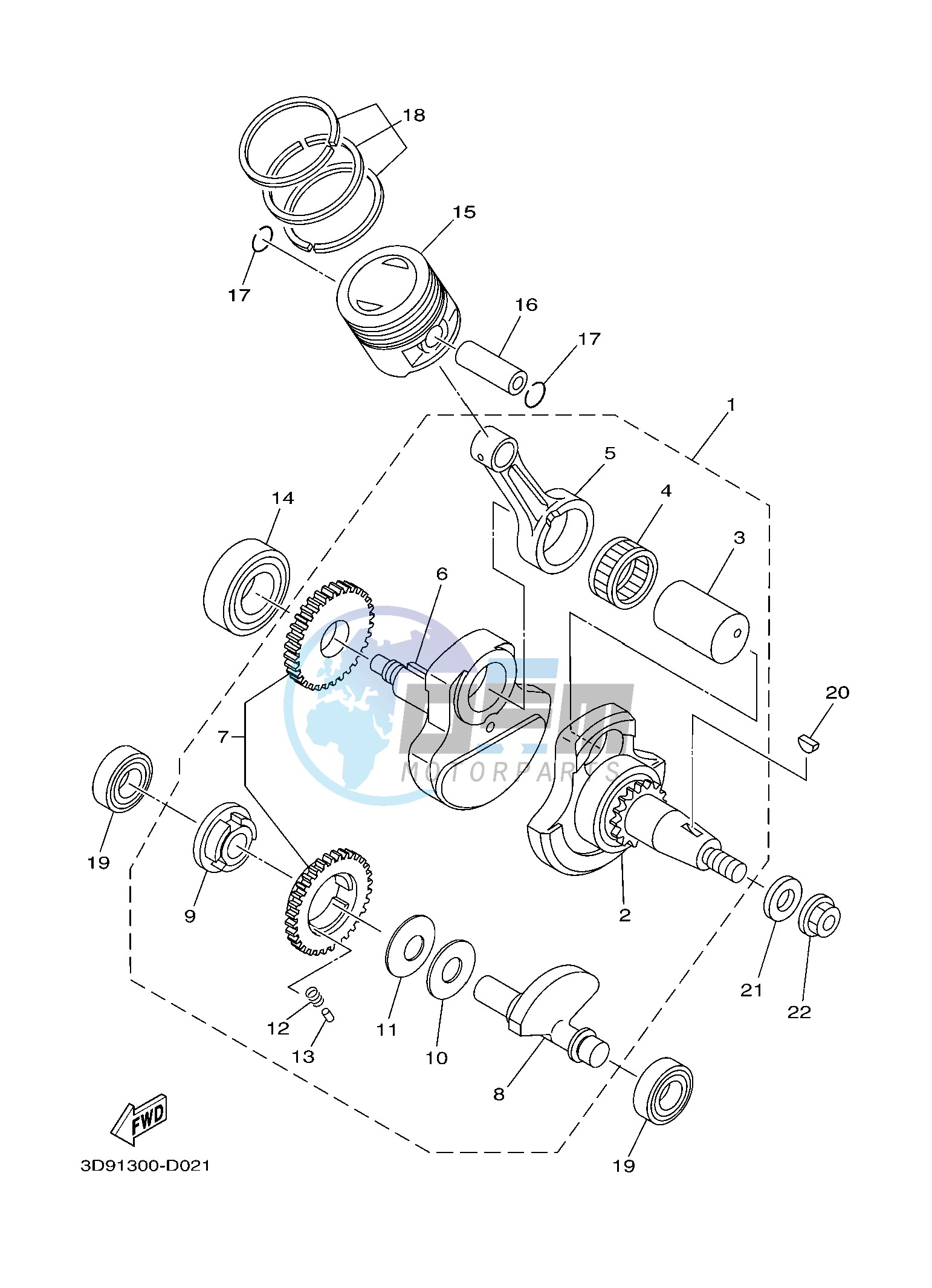 CRANKSHAFT & PISTON