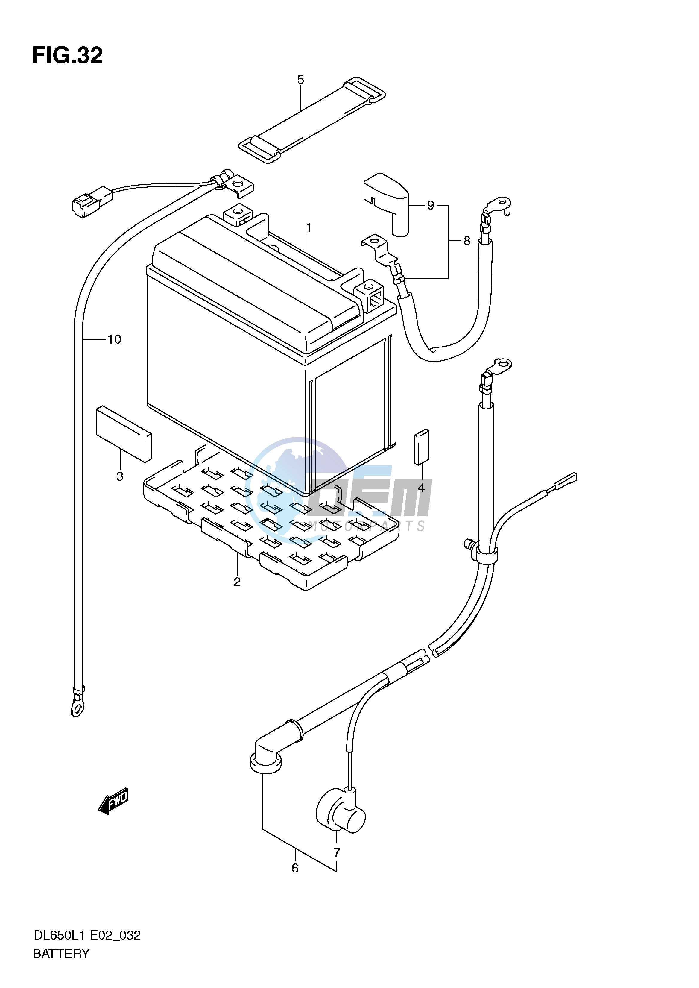 BATTERY (DL650AL1 E24)