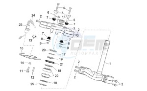 ETV 1000 Capo Nord - Rally Capo Nord drawing Steering