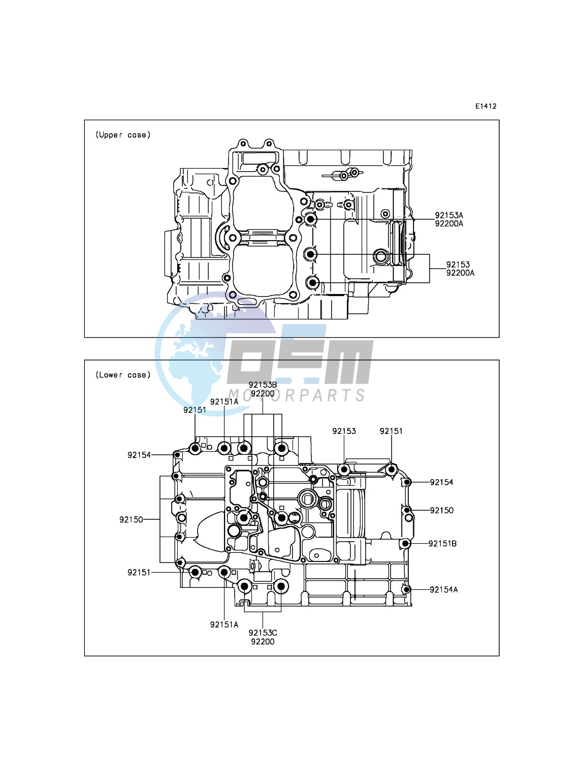 Crankcase Bolt Pattern