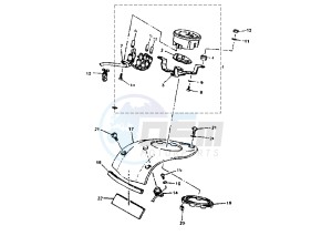 XVZ ROYAL STAR 1300 drawing METER