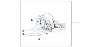 CB600FA9 Spain - (SP / ABS 25K) drawing HUGGER