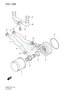 AN650Z ABS BURGMAN EXECUTIVE EU-UK drawing OIL COOLER