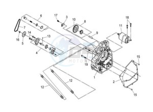 QUAD LANDER 300S drawing CRANKCASE RIGHT