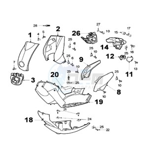 LUDIX 10 V ONE drawing COWLING