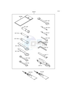 ZX 600 E [NINJA ZX-6] (E1-E3) [NINJA ZX-6] drawing OWNERS TOOLS