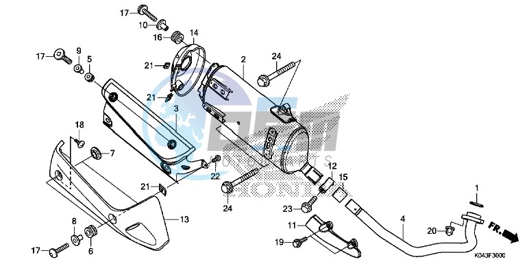 EXHAUST MUFFLER