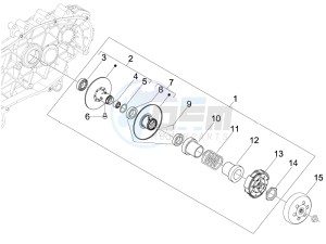 Stalker 50 drawing Driven pulley