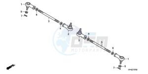 TRX420FPMA U / PS 4WD drawing TIE ROD