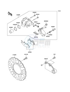 NINJA_250R EX250K8F GB XX (EU ME A(FRICA) drawing Rear Brake