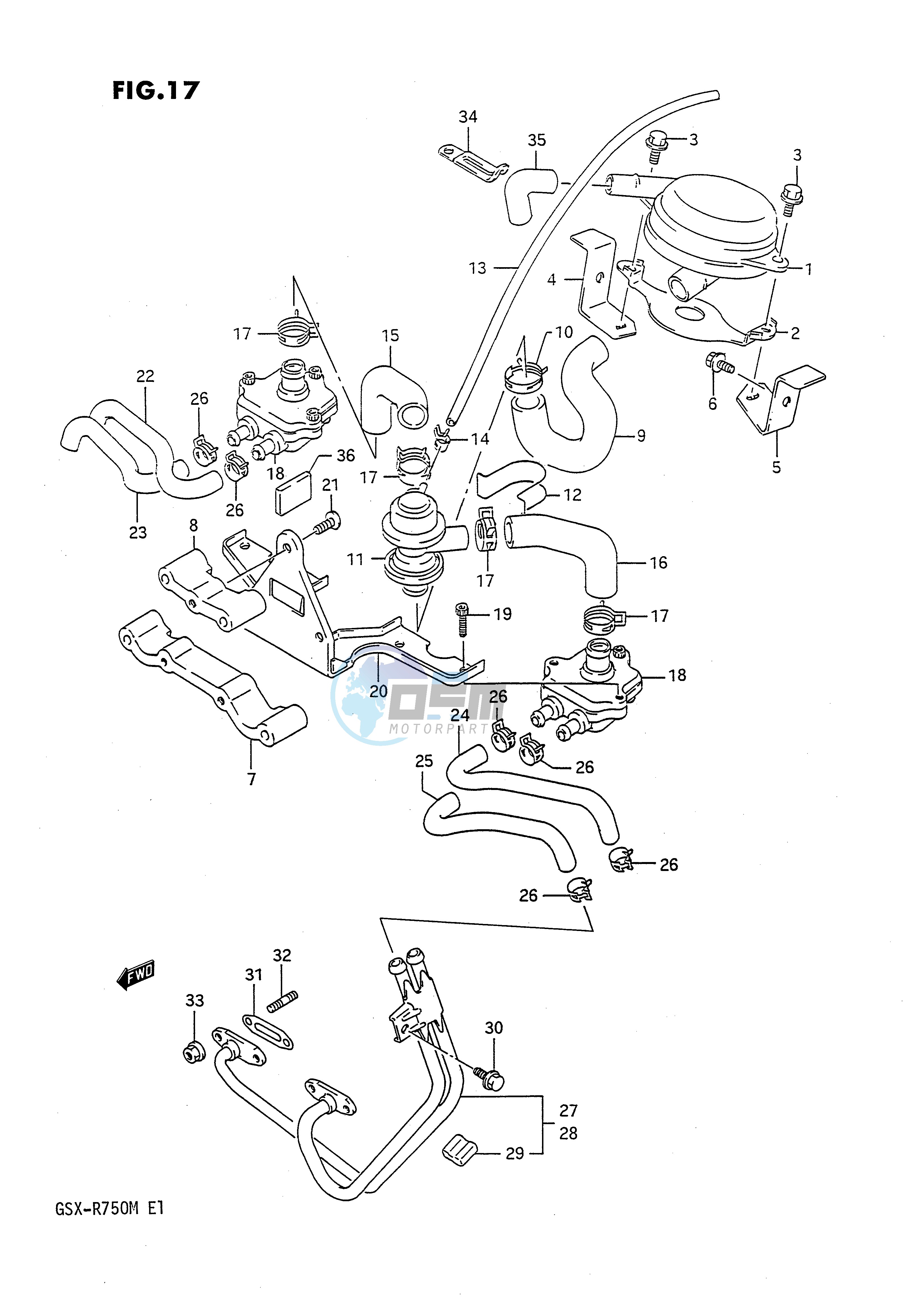 SECOND AIR (E18,E39)