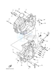 YFM700FWB KODIAK 700 KODIAK 700 HUNTER (B16N) drawing CRANKCASE