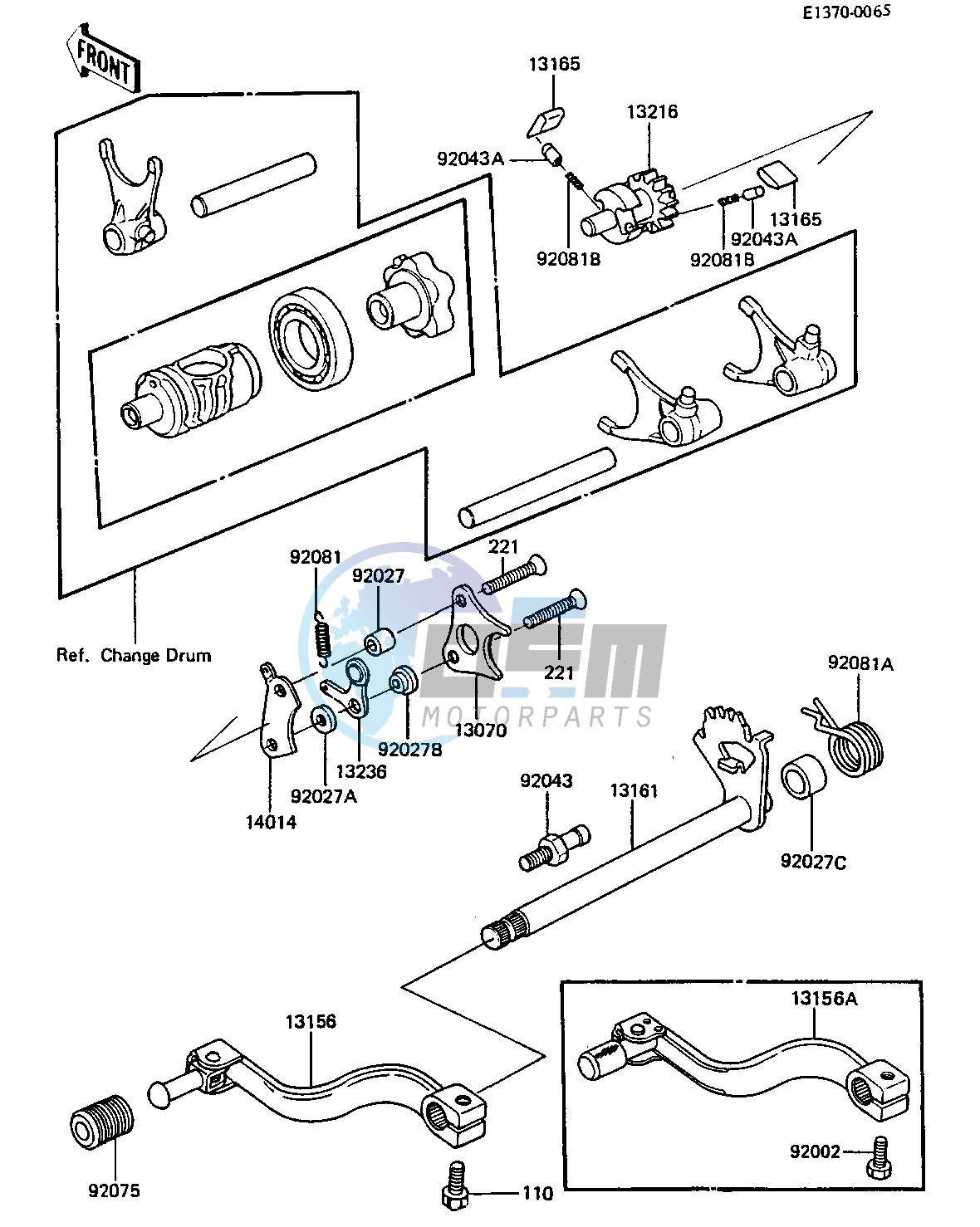 GEAR CHANGE MECHANISM