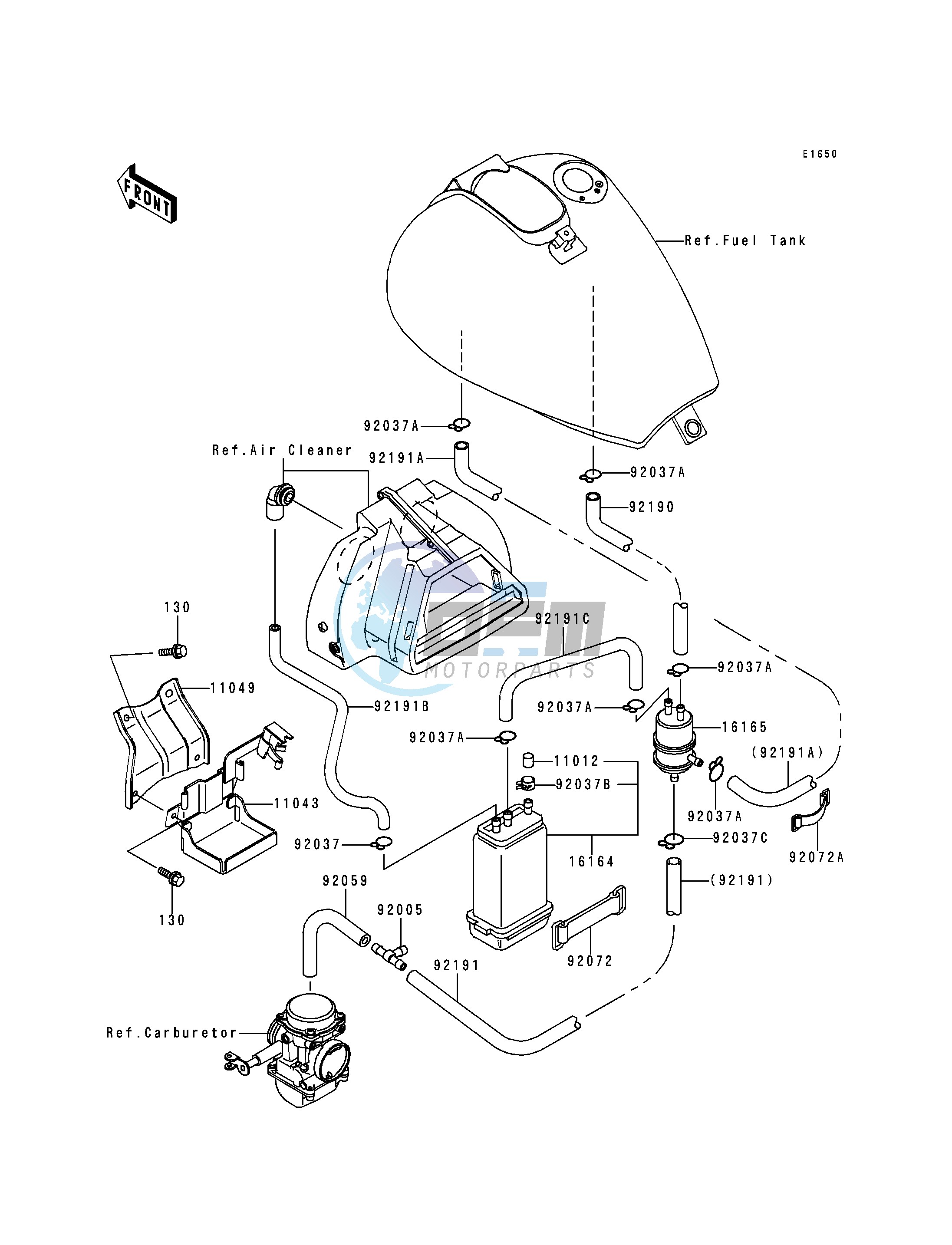 FUEL EVAPORATIVE SYSTEM