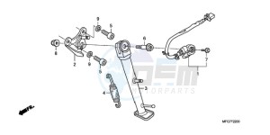 CB600FA9 France - (F / ABS CMF) drawing STAND