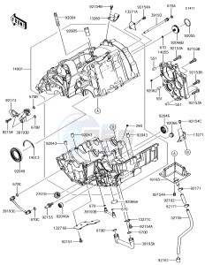 VULCAN S ABS EN650DHF XX (EU ME A(FRICA) drawing Crankcase