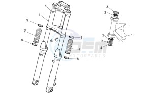 V7 Stone 750 USA-CND drawing Front fork I