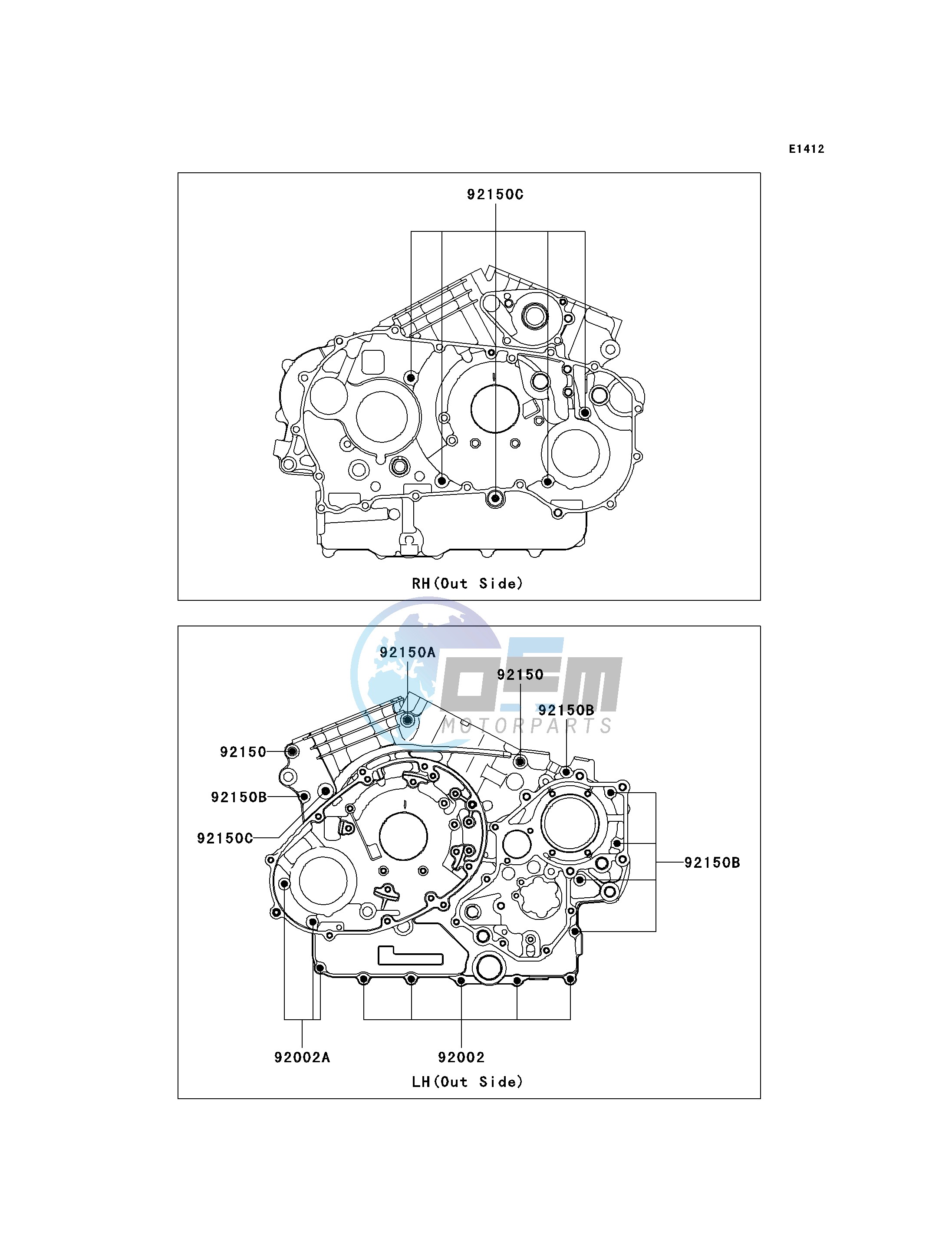 CRANKCASE BOLT PATTERN