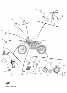 YZ450F (B2W2) drawing ELECTRICAL 2