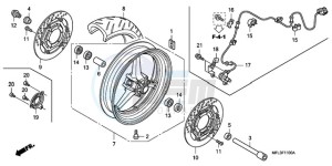 CBR1000RR9 BR / HRC MME - (BR / HRC MME) drawing FRONT WHEEL