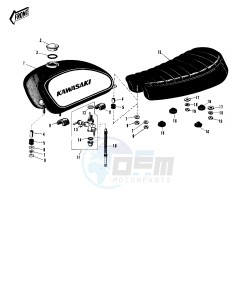 G31 M [CENTURION] (-M) 100 [CENTURION] drawing FUEL TANK_SEAT