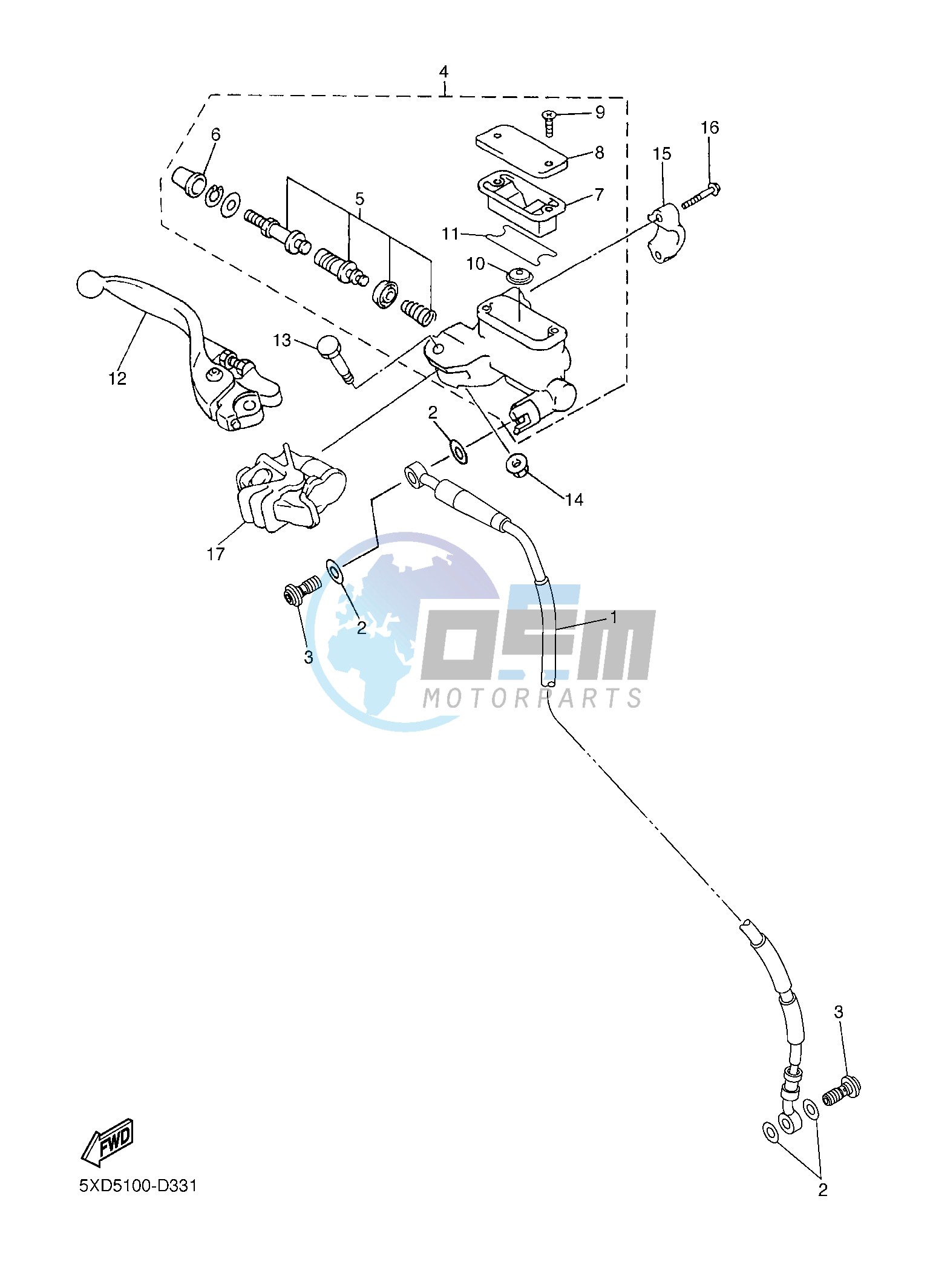 FRONT MASTER CYLINDER