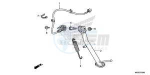 NC700SAD NC700S ABS 2ED - (2ED) drawing STAND