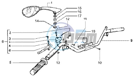 Handlebars component LH