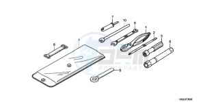 TRX500FAD TRX500FA Europe Direct - (ED) drawing TOOLS