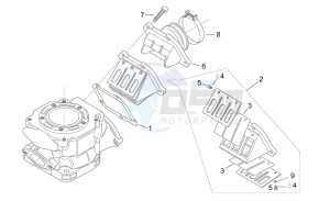 MX 125 supermotard drawing Carburettor flange