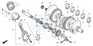 CBF1000T drawing CRANKSHAFT/PISTON