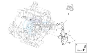 RSV4 1000 APRC Factory ABS (AU, CA, EU, J, RU, USA) drawing Water pump