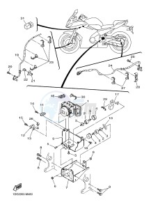 XJ6FA 600 DIVERSION F (ABS) (1DG5 1DG6) drawing ELECTRICAL 3