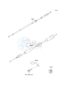 KX 250 M (M2) drawing CABLES