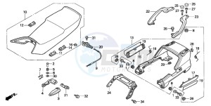 ST1100 drawing SEAT