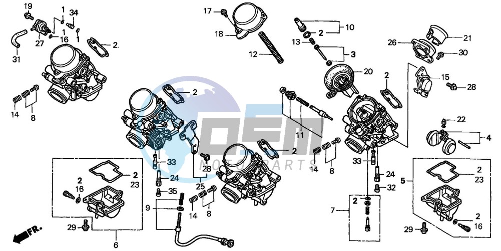 CARBURETOR (COMPONENT PARTS)