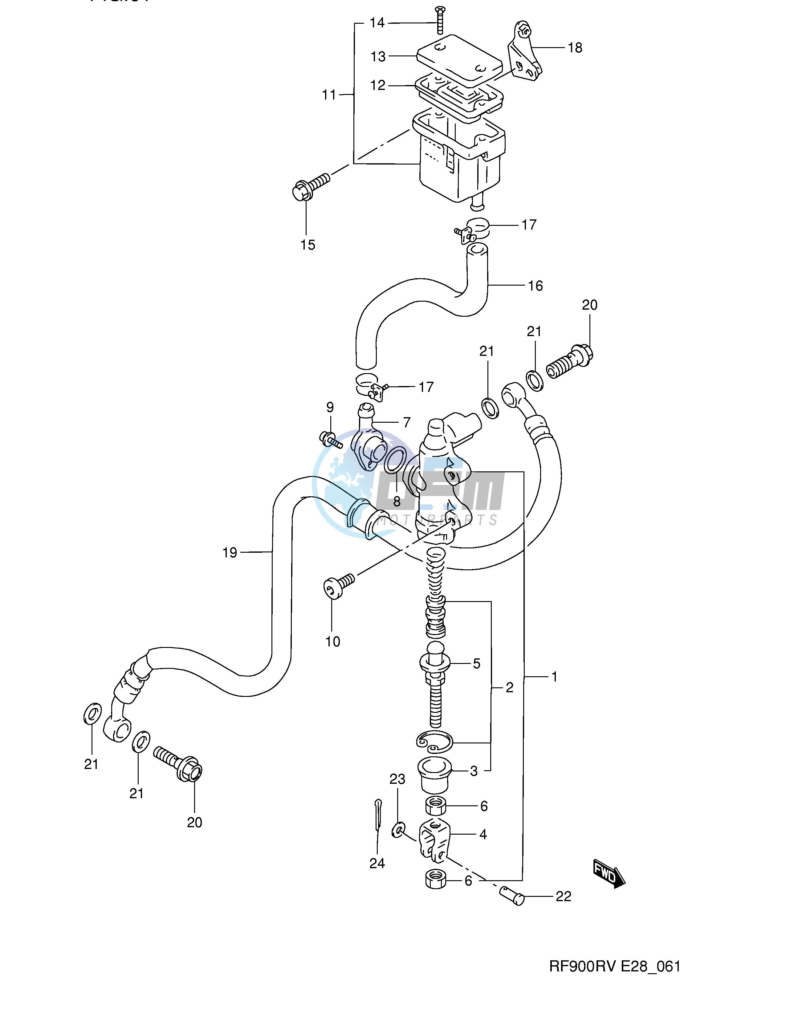 REAR MASTER CYLINDER