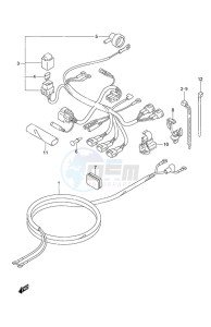 DF 9.9A drawing Harness Non-Remote Control