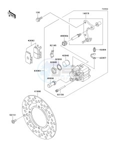 KX 65 A [KX65] (A1-A5) [KX65] drawing FRONT BRAKE-- KX65-A5- -