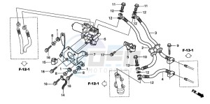 XL1000VA VARADERO drawing ABS UNIT (REAR)