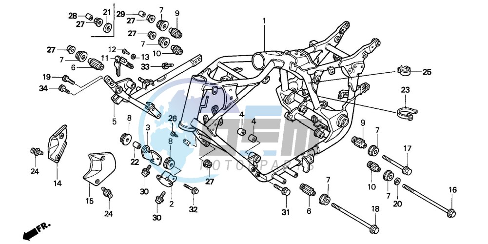 FRAME BODY (VT1100C2)