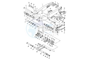 WR F 450 drawing REAR ARM