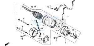 CB250 drawing STARTING MOTOR