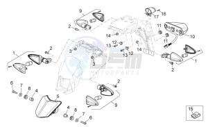 RX-SX 125 2008-2010 drawing Lights