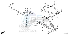 SXS700M2H Europe Direct - (ED) drawing REAR ARM