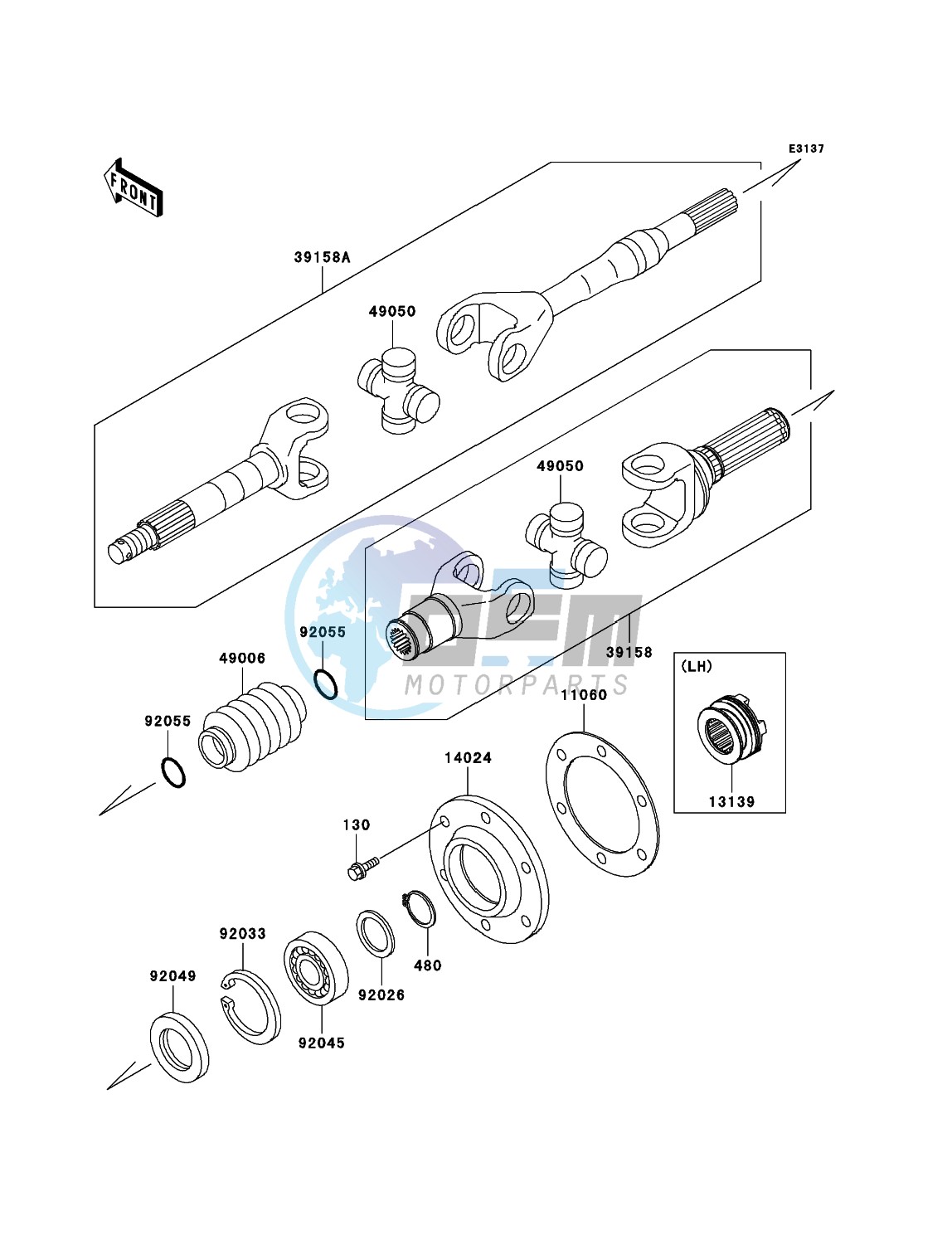 Drive Shaft-Rear