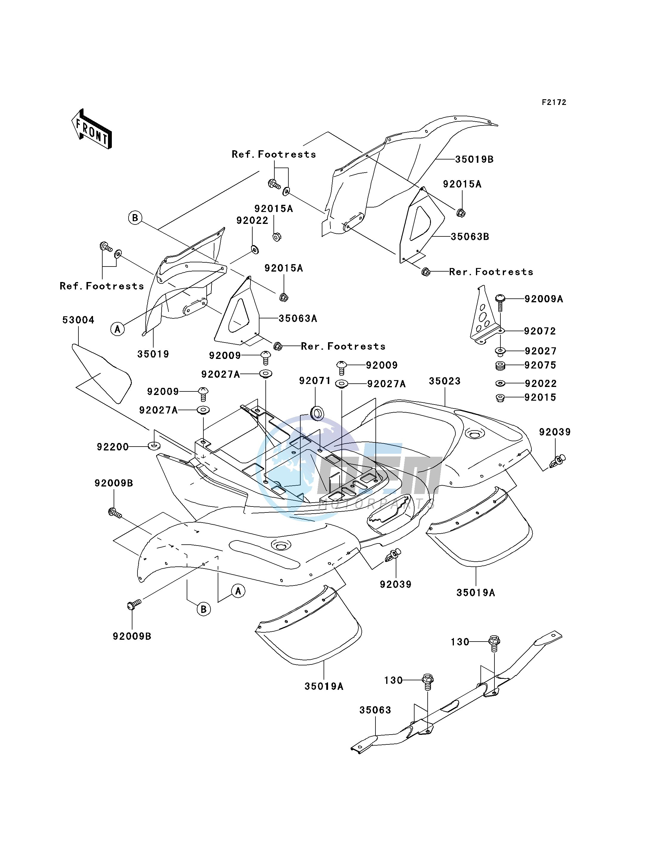 REAR FENDER-- S- -